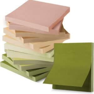 - Sticky Notes, 3”x3”, 12 Pads, 600 Sheets, Dark and Earthy Colors | Sticky Notes Bulk, Self-Stick Note Pads, Perfect for Office, School, Home, Study & Organization