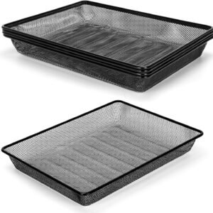 Office Metal Mesh Desktop Storage Basket