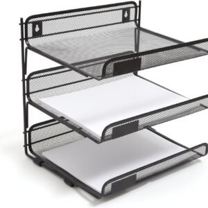 Metal Mesh Document Organizer Rack